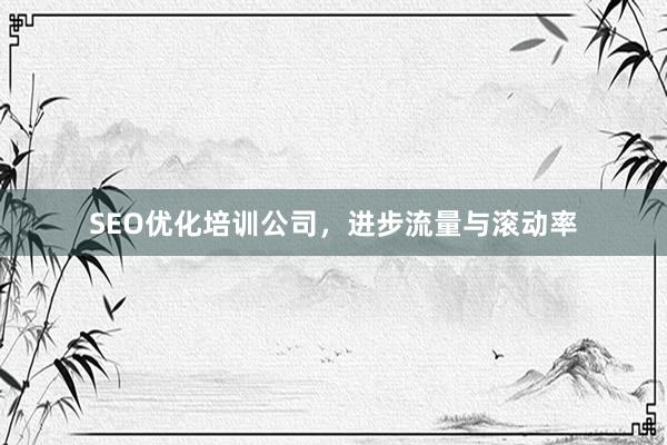 SEO优化培训公司，进步流量与滚动率